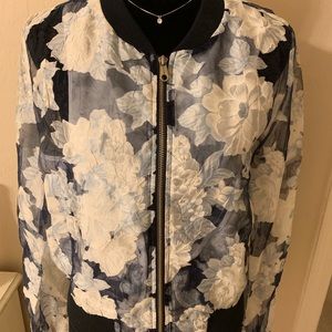 COPY - McGinn Floral Organza Bomber Jacket